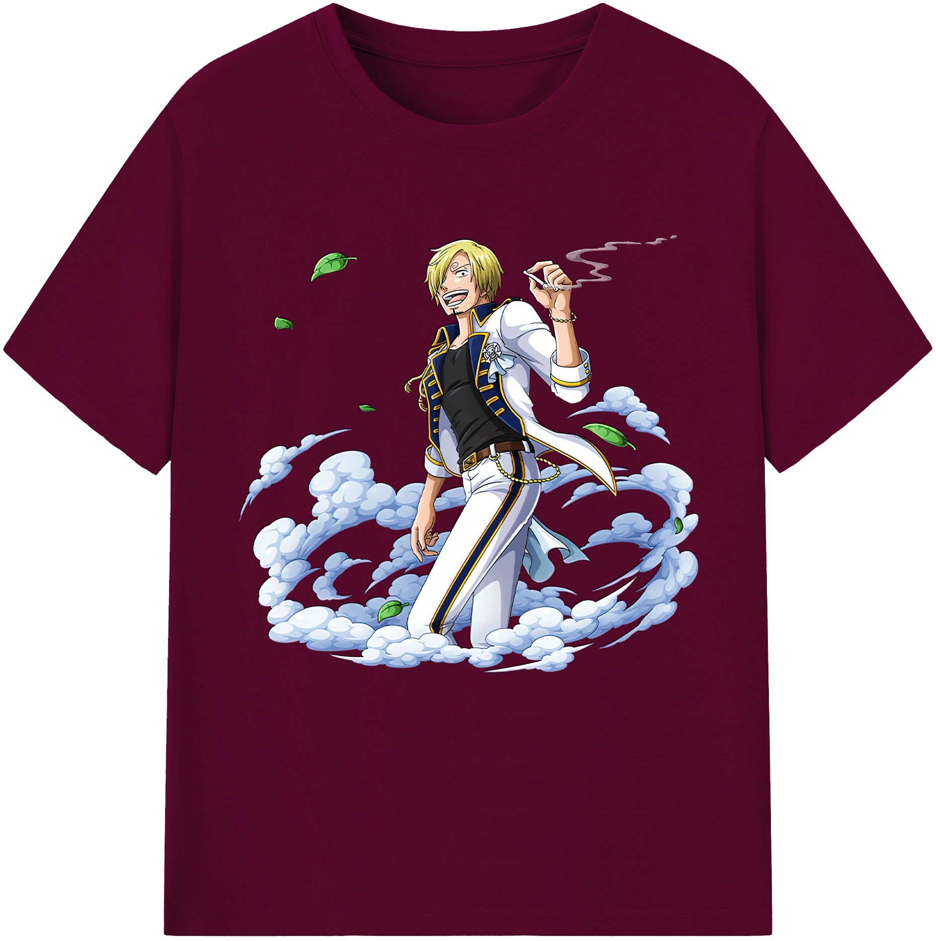 （画像用） ワンピース サンジ ONE PIECE Sanji レディースカジュアルプリントTシャツ（綿100％）